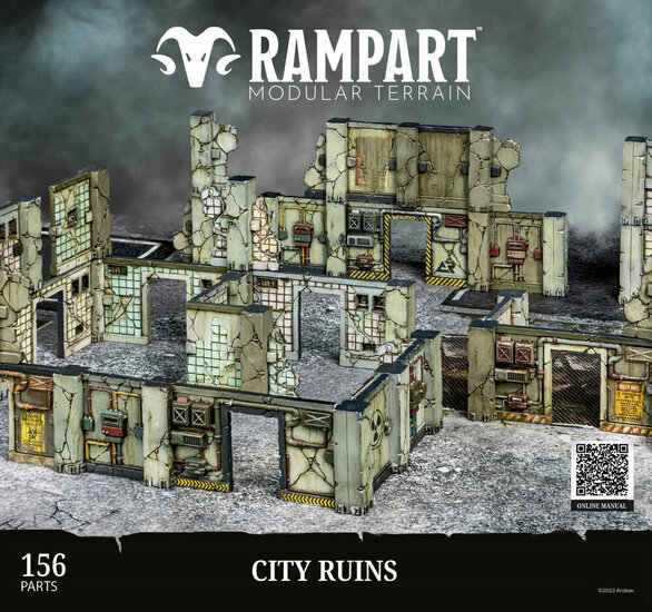 Archon Studio RAM0007 Modular Terrain: CITY RUINS