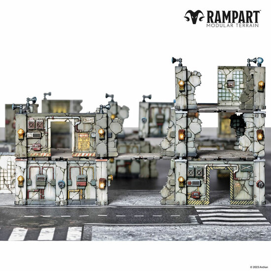 Archon Studio RAM0007 Modular Terrain: CITY RUINS