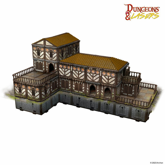 Archon Studio DNL0057 Dungeons &amp; Lasers Starter Set: SCALES &amp; ALES TAVERN