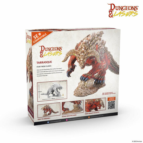 Archon Studio DNL0061 Dungeons &amp; Lasers Miniatures: TARRASQUE