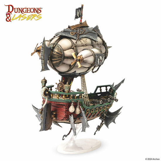 Archon Studio DNL0083 Dungeons &amp; Lasers DEUSLAIR: FLYING PIRATES AIRSHIP