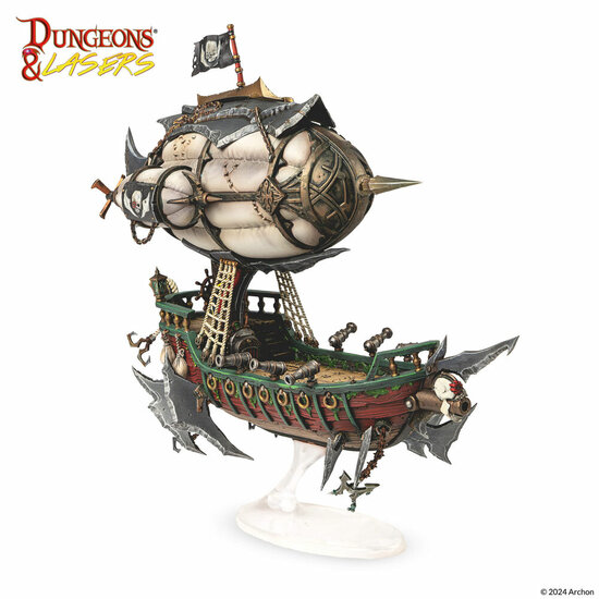 Archon Studio DNL0083 Dungeons &amp; Lasers DEUSLAIR: FLYING PIRATES AIRSHIP