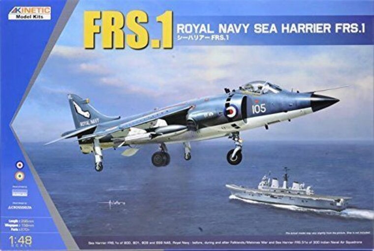 KINETIC K48035 Harrier FRS1 Bouwpakket Schaal 1:48