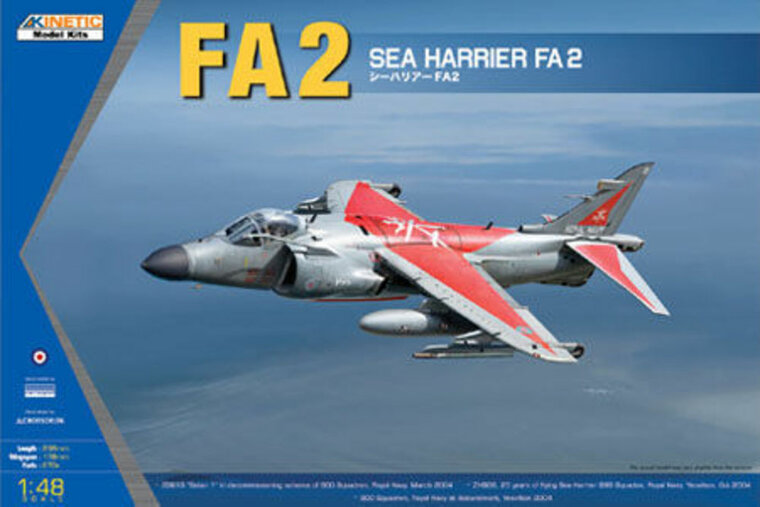 KINETIC K48041 Harrier FA2 Bouwpakket Schaal 1:48