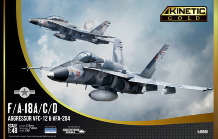 KINETIC K48088 F/A-18A/D AGRESSOR Bouwpakket Schaal 1:48