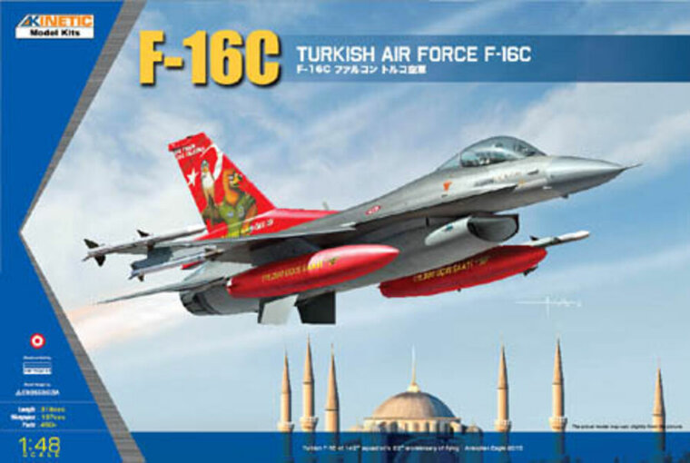 KINETIC K48069A F-16C TURKEY TIGER MEET 2007 Schaal 1:48