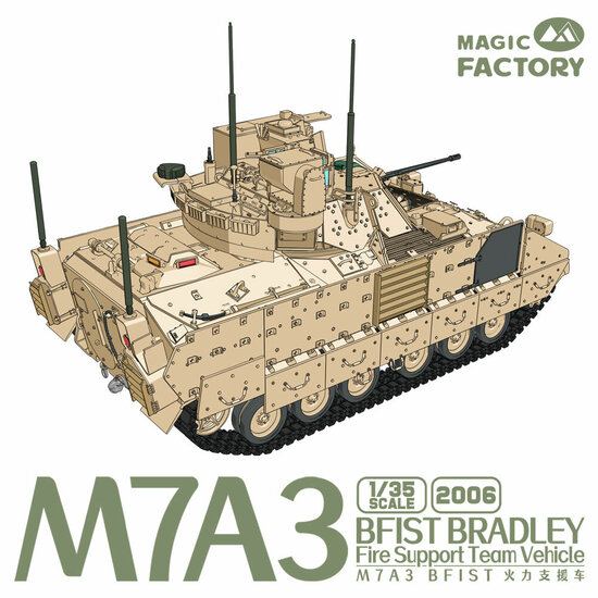 Magic Factory 2006 M7A3 BFIST Fire Support Vehicle Bouwpakket Schaal 1:35