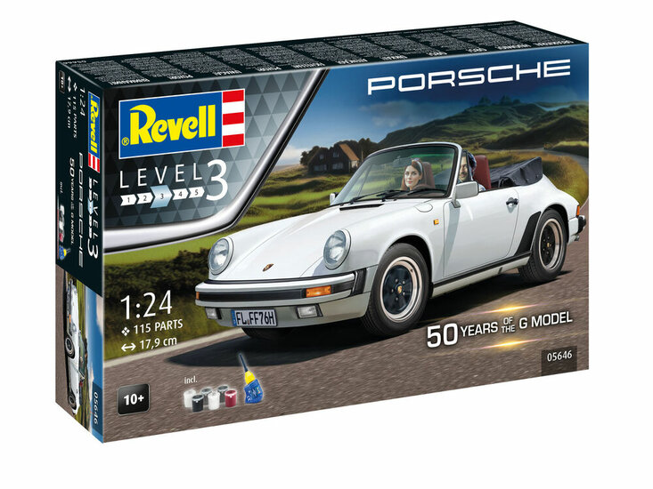 Revell 05646 50 Years of Porsche 911 G-Model (Cabriolet) Bouwpakket Schaal 1:24