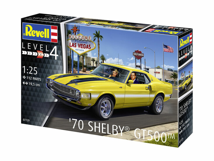 Revell 07729 &#039;70 Shelby Mustang GT500 Bouwpakket Schaal 1:25