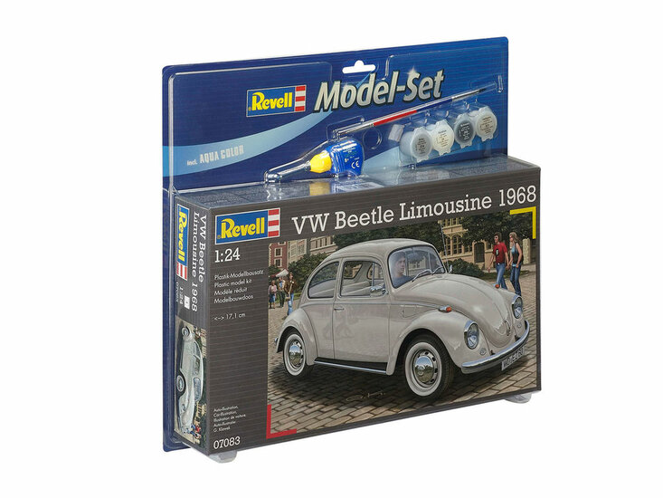 Revell 67083 Model Set VW Beetle Limousine 68 Bouwpakket Schaal 1:24