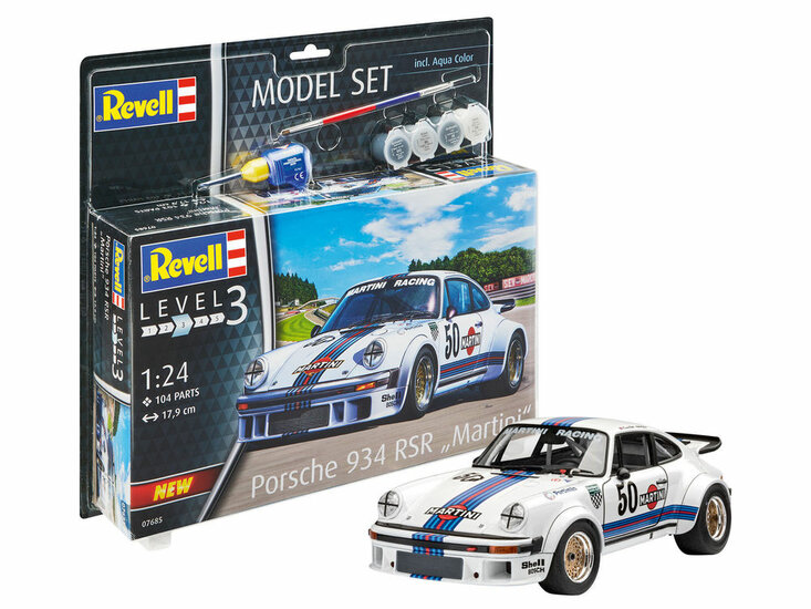 Revell 67685 Model Set Porsche 934 RSR&quot;Martin Bouwpakket Schaal 1:24