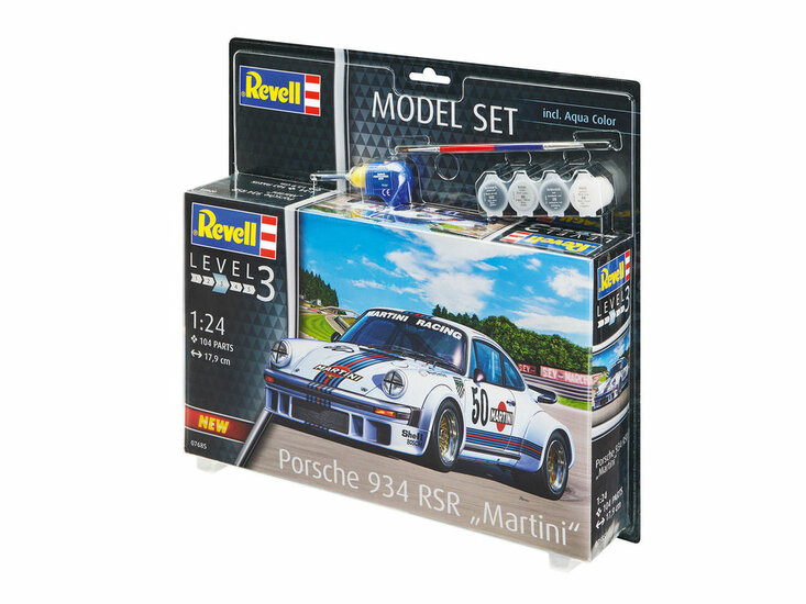 Revell 67685 Model Set Porsche 934 RSR&quot;Martin Bouwpakket Schaal 1:24