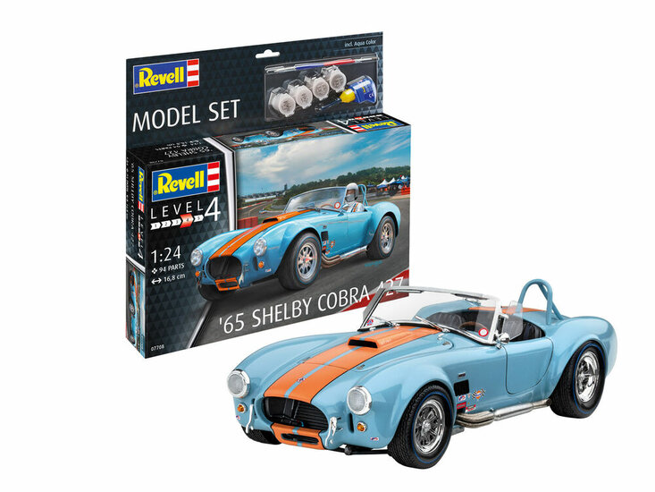Revell 67708 Model Set &#039;65 Shelby Cobra 427 Bouwpakket Schaal 1:24
