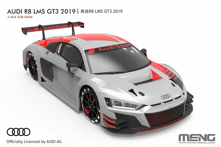 MENG-Model CS-006 Audi R8 LMS GT3 2019 Bouwpakket Schaal 1:24