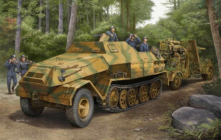 Trumpeter 01584 Sd.Kfz.8 gepanzert 12t Bouwpakket Schaal 1:35