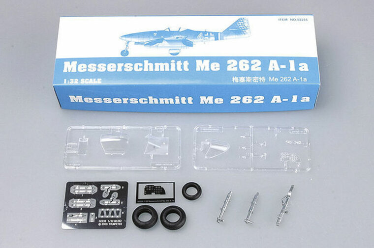 Trumpeter 02260 Messerschmitt Me 262 A-1a Heavy Armament (with R4M Rocket) Bouwpakket Schaal 1:32