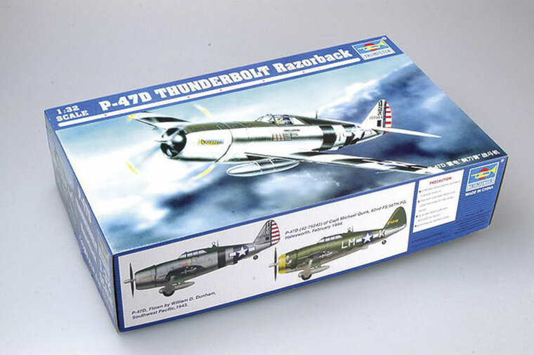 Trumpeter 02262 P-47D Razorback Fighter Bouwpakket Schaal 1:32