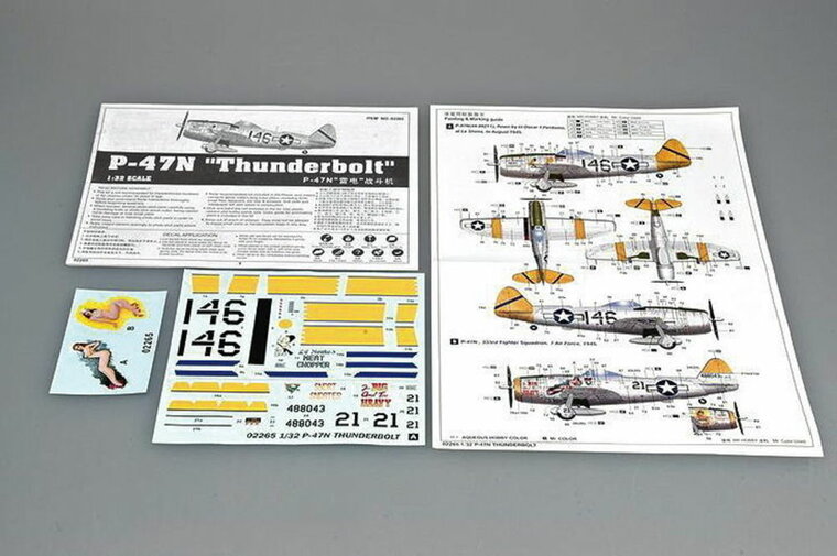 Trumpeter 02265 P-47N Thunderbolt Bouwpakket Schaal 1:32