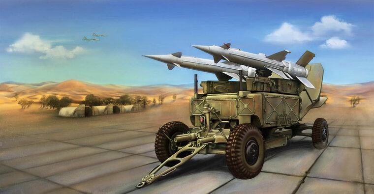 Trumpeter 02354 Soviet 5P71 Launcher with 5V27 Missile Pechora (SA-3B Goa) Bouwpakket Schaal 1:35