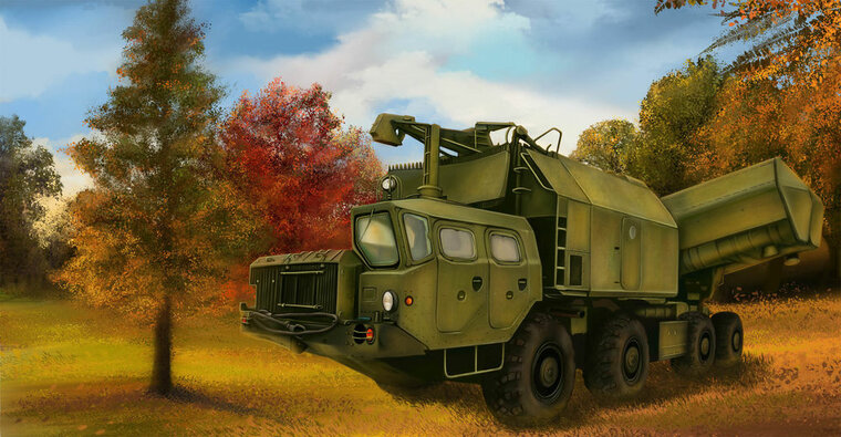 Hobby Boss 82937 Russian 4K51 Rubezh Coastal ASM with P-15 Bouwpakket Schaal 1:72