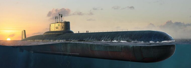 Hobby Boss 83532 Russian Navy Typhoon Class SSBN Modellbausatz Ma&szlig;stab 1:350