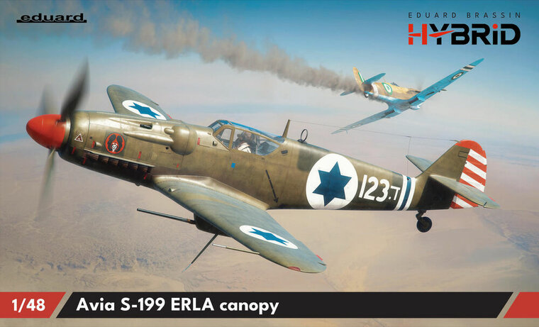 Eduard Plastic Kits 948011 Avia S-199 ERLA canopy Ma&szlig;stab 1:48