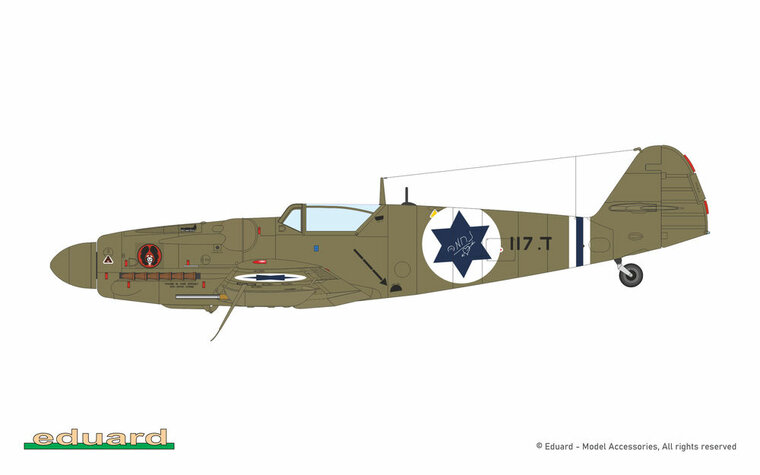 Eduard Plastic Kits 948011 Avia S-199 ERLA canopy Ma&szlig;stab 1:48