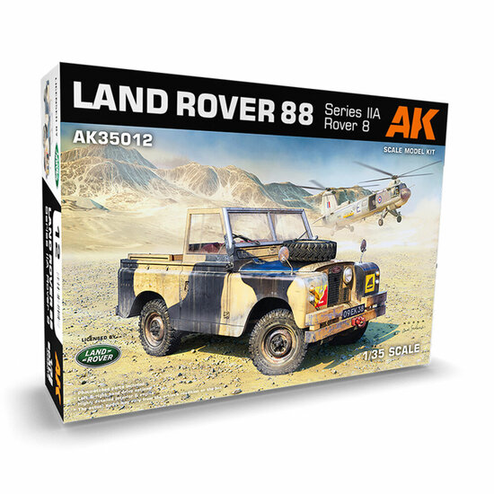 AK Interactive AK35012 Land Rover 88 Series IIA Rover 8  1/35 Bouwpakket Schaal 1:35