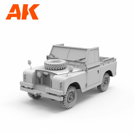 AK Interactive AK35012 Land Rover 88 Series IIA Rover 8  1/35 Bouwpakket Schaal 1:35