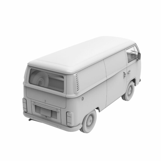 AK Interactive AK35025 T2 MODEL 1972 Commercial Van Schaal 1:35