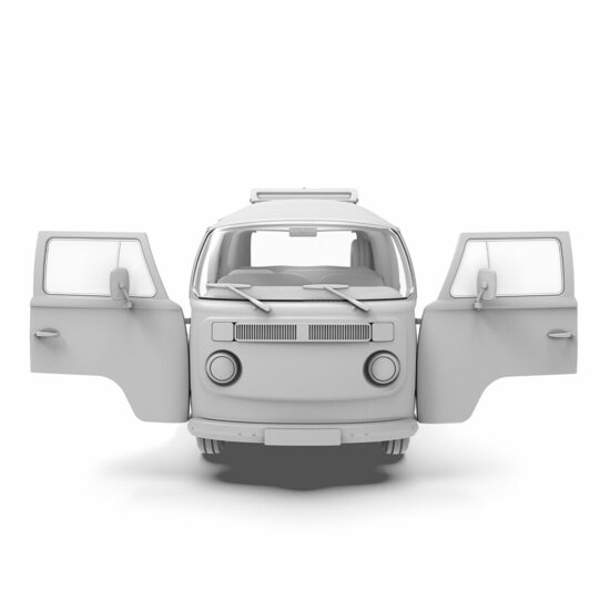 AK Interactive AK35025 T2 MODEL 1972 Commercial Van Schaal 1:35