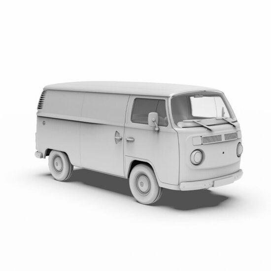 AK Interactive AK35025 T2 MODEL 1972 Commercial Van Schaal 1:35