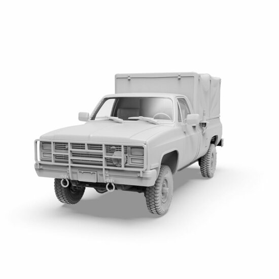 AK Interactive AK35031 M1008 TROOP CARRIER WITH TARP Schaal 1:35