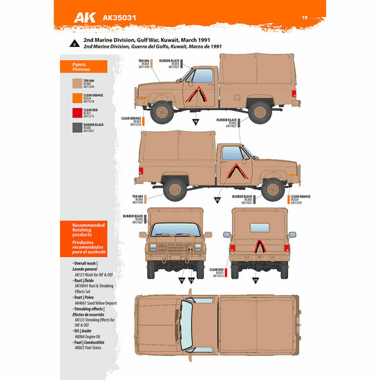 AK Interactive AK35031 M1008 TROOP CARRIER WITH TARP Schaal 1:35