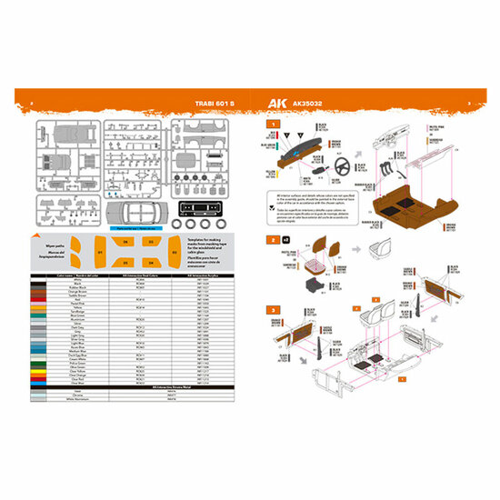 AK Interactive AK35032 TRABI 601 S Schaal 1:35