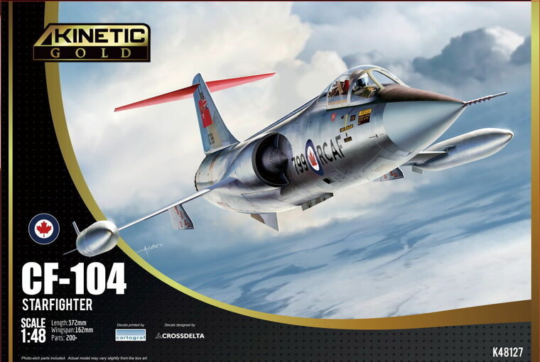 KINETIC K48127 CF-104 Starfighter Bouwpakket Schaal 1:48
