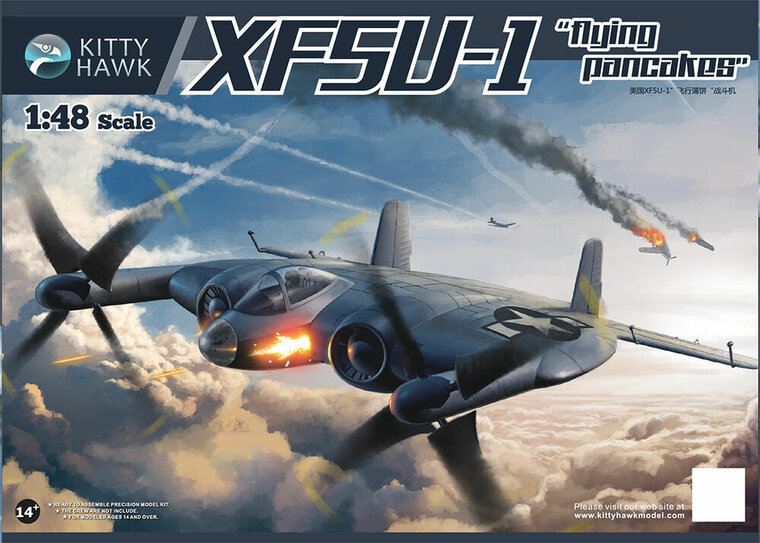 Kitty Hawk KH80135 XF5U-1  Flying Pancakes Schaal 1:48