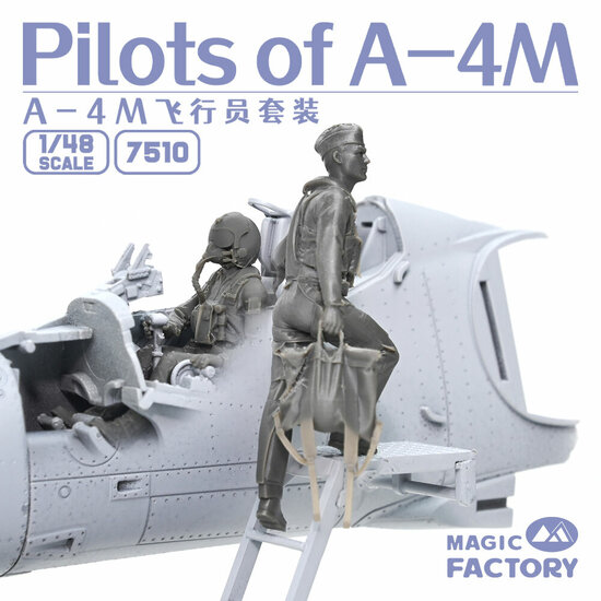 Magic Factory 7510 Pilots of A-4M Bouwpakket Schaal 1:48