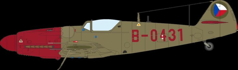 Eduard Plastic Kits 948012 Avia S-199 bubble canopy Ma&szlig;stab 1:48