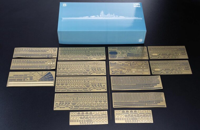 Glow2B Modellbau 5058052000 YAMATO Battleship PREMIUM Bouwpakket Schaal 1:200