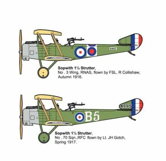 Roden 635 Sopwith 11/2 Strutter Bouwpakket Schaal 1:32