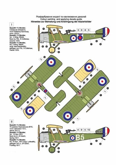 Roden 635 Sopwith 11/2 Strutter Bouwpakket Schaal 1:32