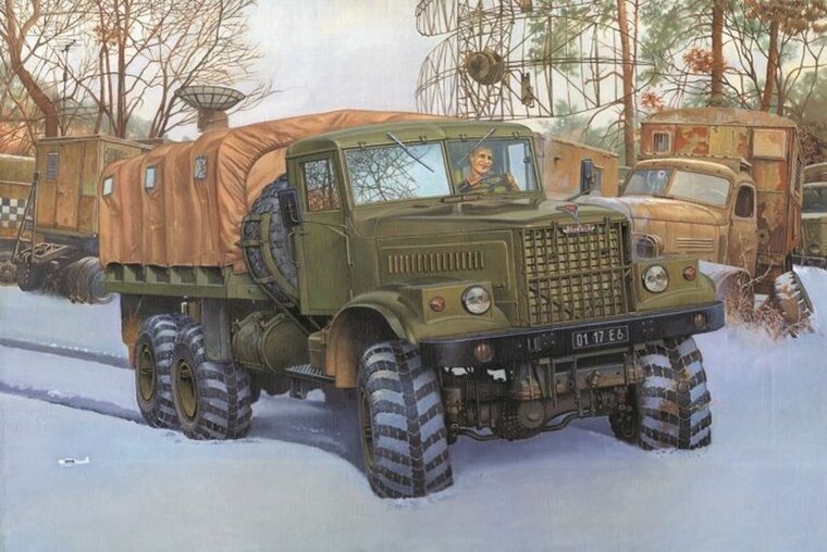 Roden 805 KrAZ-255B Bouwpakket Schaal 1:35