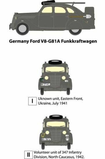 Roden 818 Ford V8-G81A Funkwagen Bouwpakket Schaal 1:35