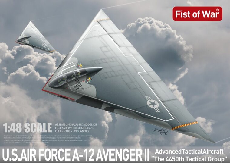 Modelcollect UA48005 U.S. Air Force A-12 Avenger II Schaal 1:48
