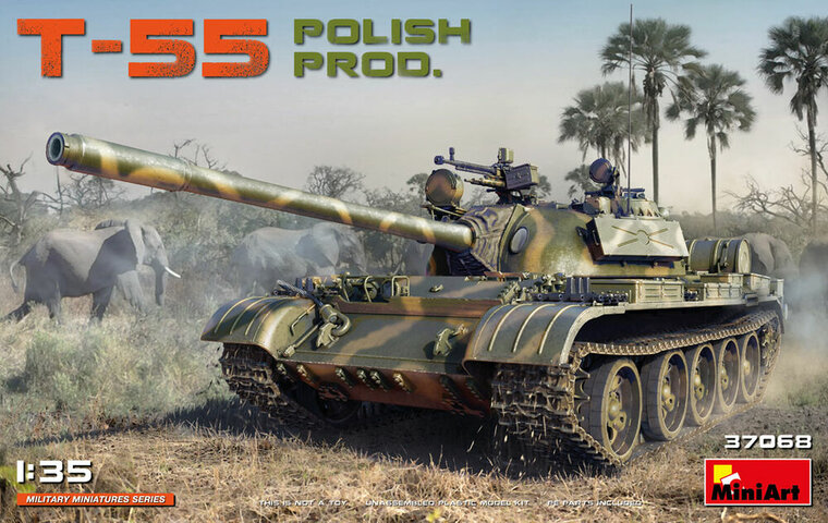 MiniArt 37068 T-55 Polish Prod. Schaal 1:35