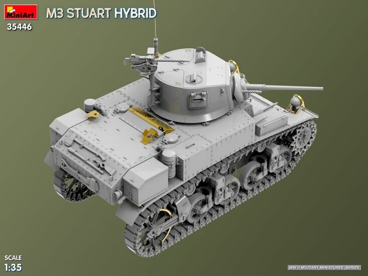 MiniArt 35446 M3 Stuart Hybrid Schaal 1:35