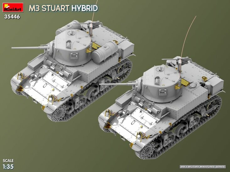 MiniArt 35446 M3 Stuart Hybrid Schaal 1:35