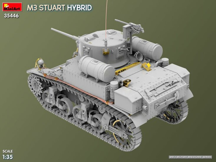 MiniArt 35446 M3 Stuart Hybrid Schaal 1:35