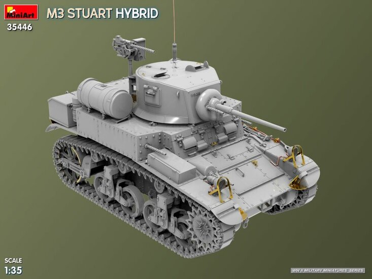 MiniArt 35446 M3 Stuart Hybrid Schaal 1:35